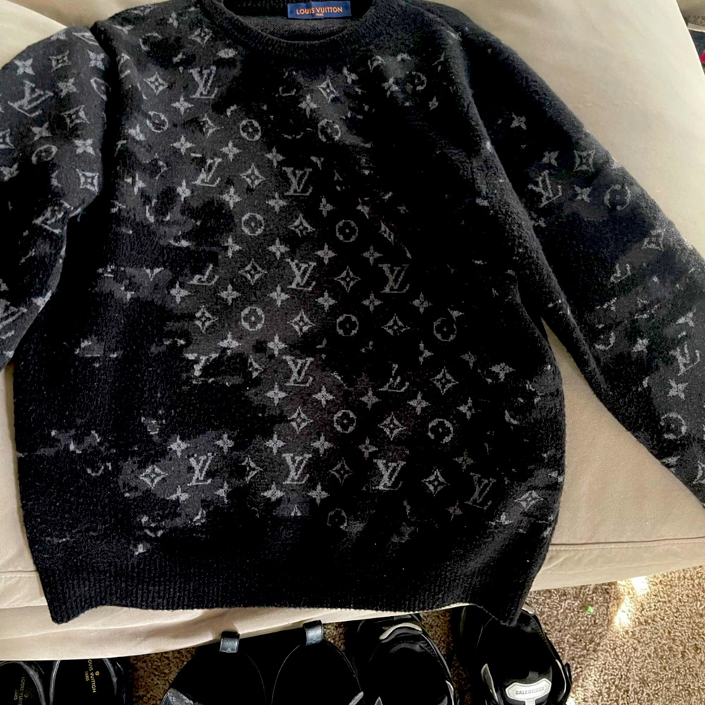 Louis Vuitton authentic Sweater, boots, sneakers
